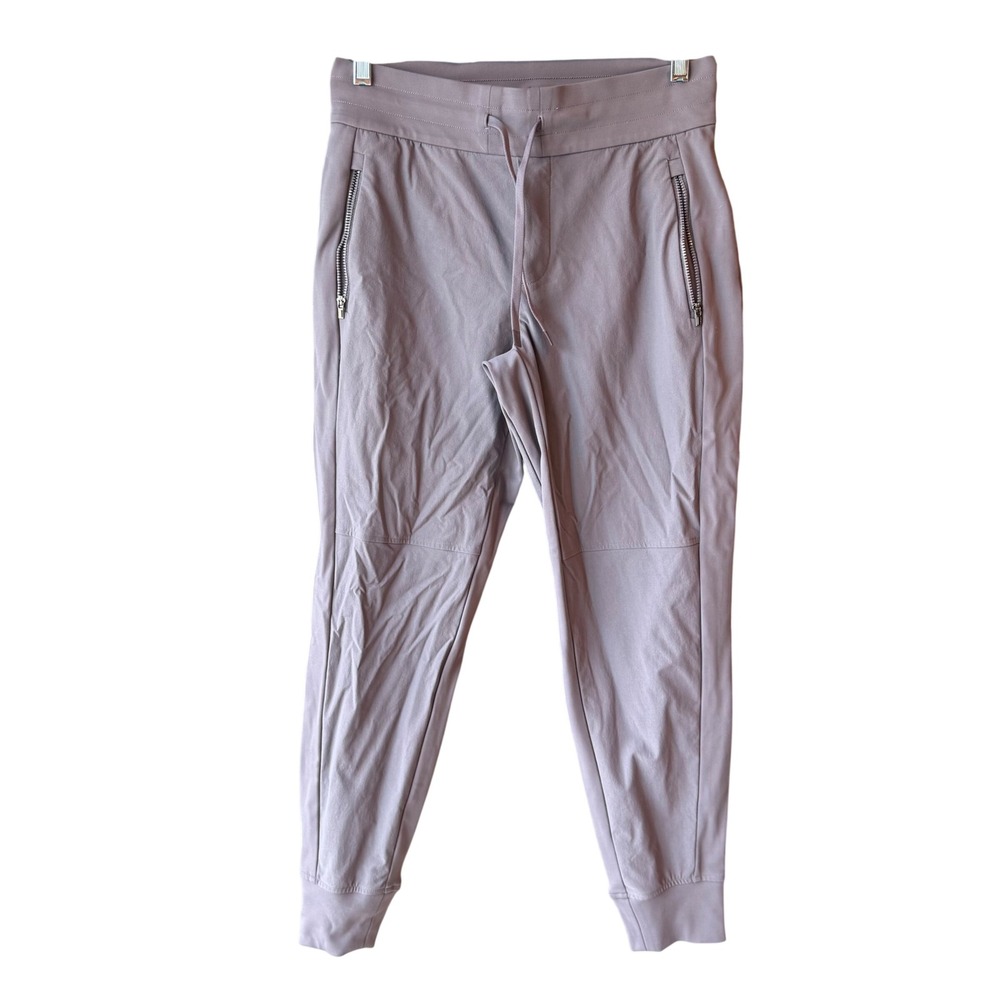 Athleta Jogger Athletic Pants Zip Pocket Stretch Womens 4 Light Purple